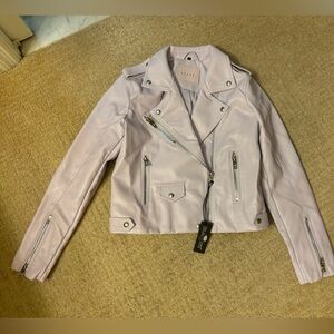 Blank NYC Lilac Faux Leather Jacket